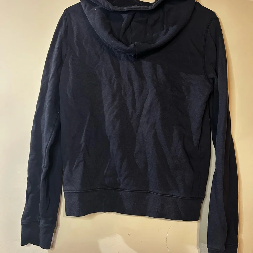 Victoria's Secret Black Hoodie with White Logo - Picture 3 of 3